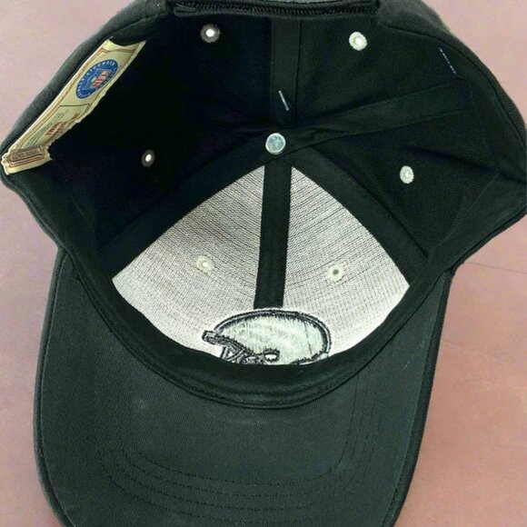 Cleveland Browns Vintage Late '90s NFL Black 30% Wool NOS Cap - Picture 5 of 6